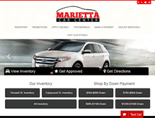 Tablet Screenshot of mariettacarcenter.com